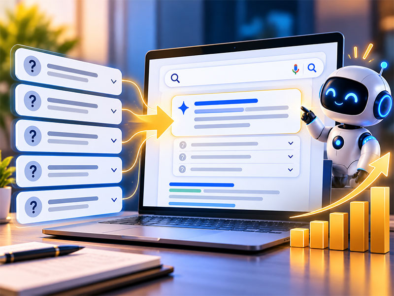role of FAQ schema, FAQ schema for AEO, FAQ schema for answer engine optimization, why FAQ schema, AEO Agency in India